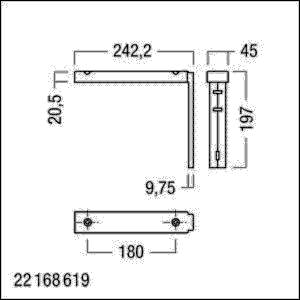 Zumtobel Group Anbauwinkel CROSSIGN #22171521
