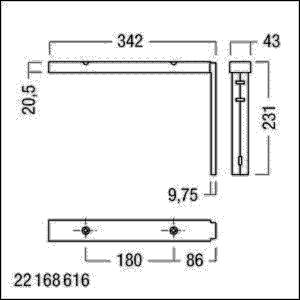 Zumtobel Group Anbauwinkel CROSSIGN #22171528