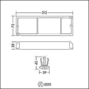 THORNeco LED-Notlicht-Treiber Just E3 Pl #96634428