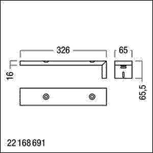 Zumtobel Group Anbauwinkel PURE/COMSI #22171508