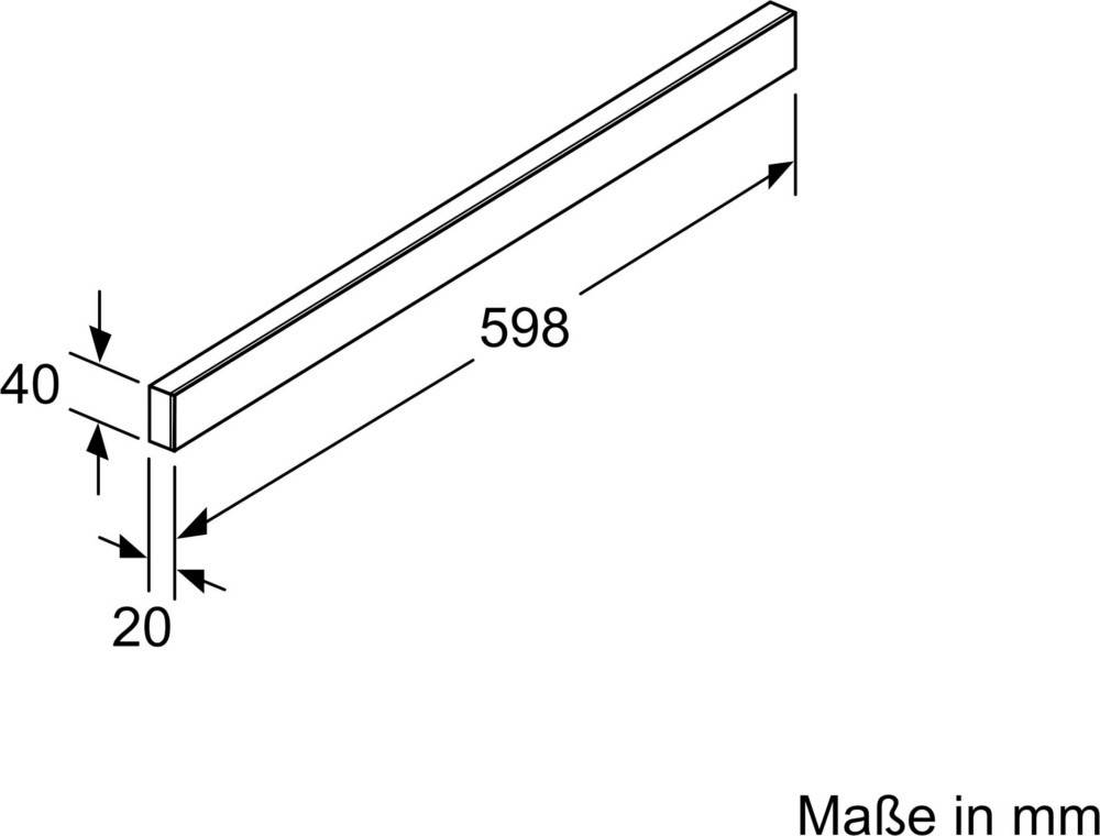 Bosch MDA Griffleiste DSZ4686