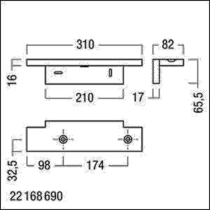 Zumtobel Group Anbauwinkel COMSIGN #22171512