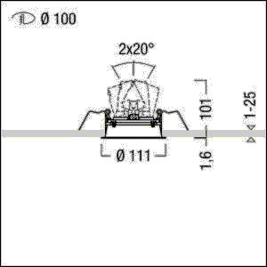 Zumtobel Group Installationsring DIAMO MD G #60200149