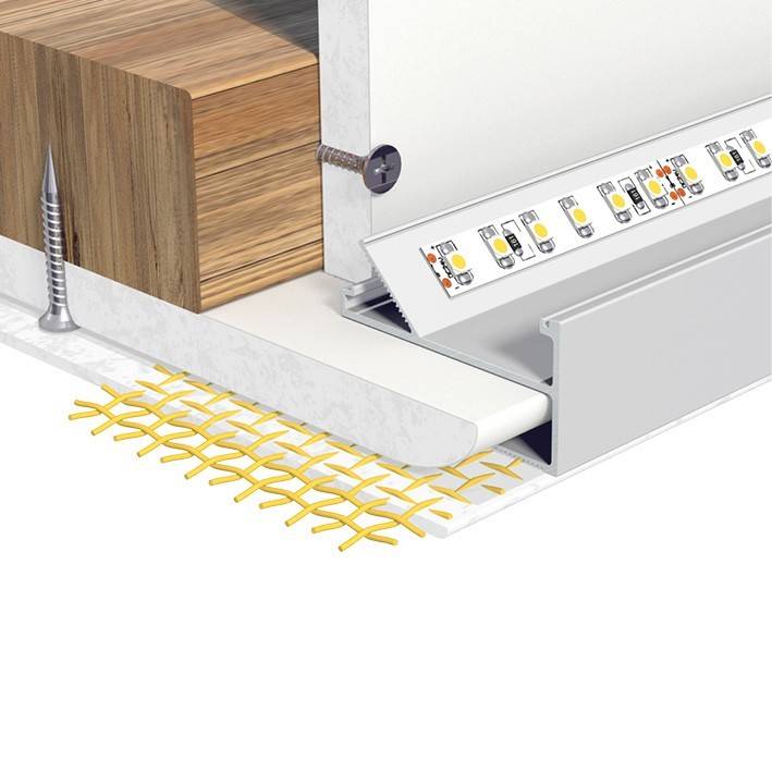 6 Stück EVN Lichttechnik Trockenbauprofil APTBHL200