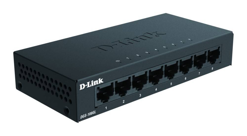 DLink Deutschland 8-Port Gigabit Switch DGS-108GL/E