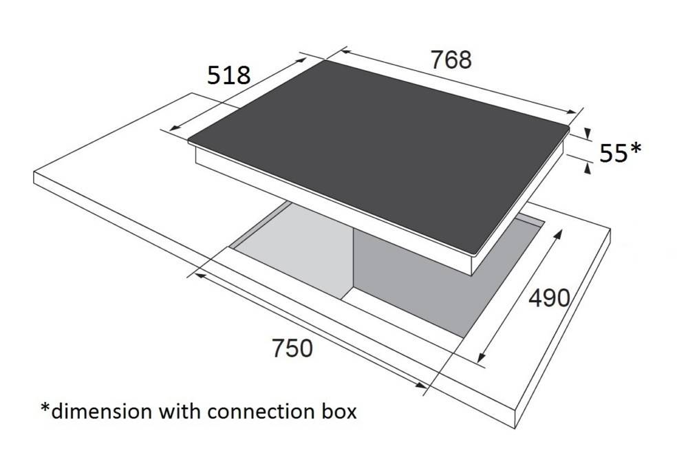 Amica EB-Autark-Kochfeld Indukt. KMI 752 630 E
