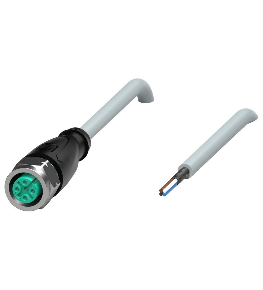 Pepperl+Fuchs Fabrik Kabeldose, geschirmt V1-GV4A-5M-PUR-ABG0