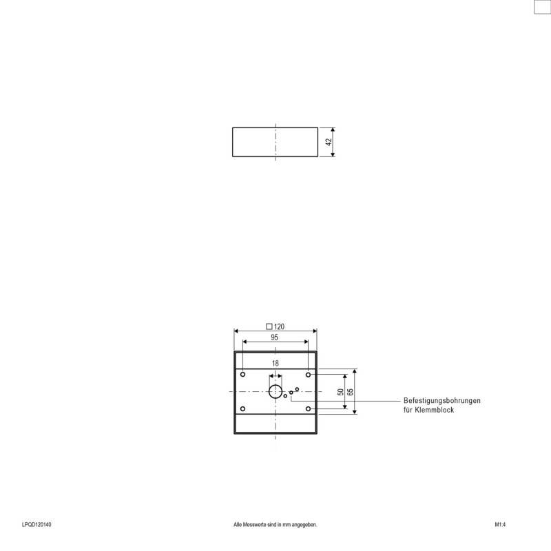 EVN Lichttechnik LED-Anbaupanel LPQD120140