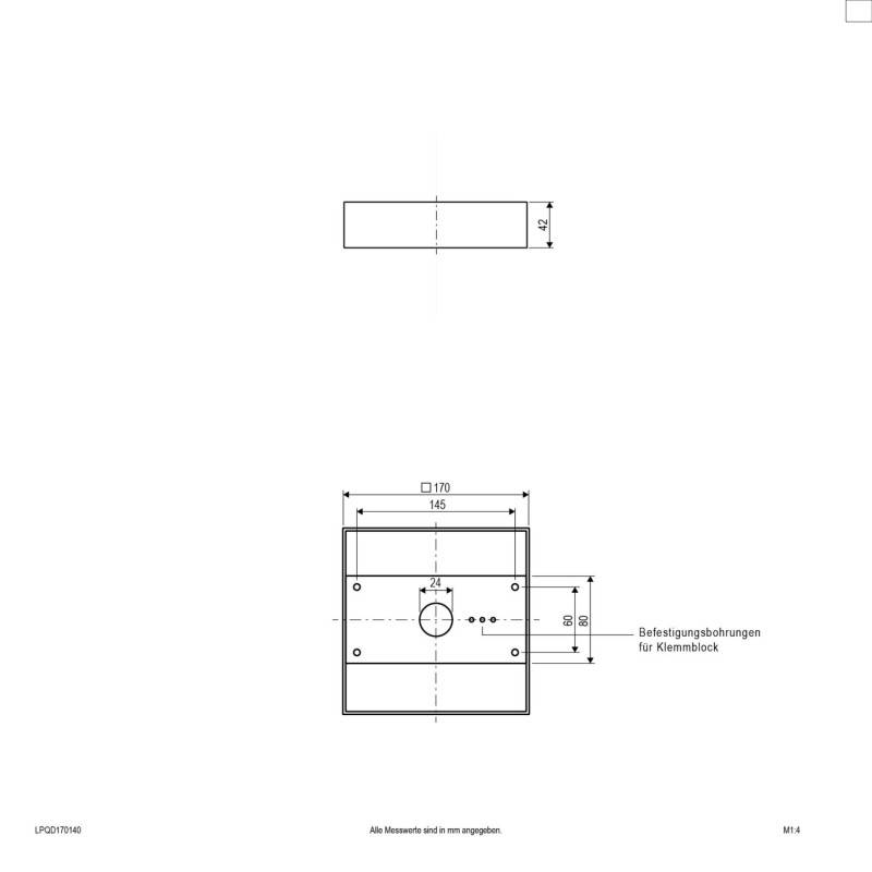 EVN Lichttechnik LED-Anbaupanel LPQD170140