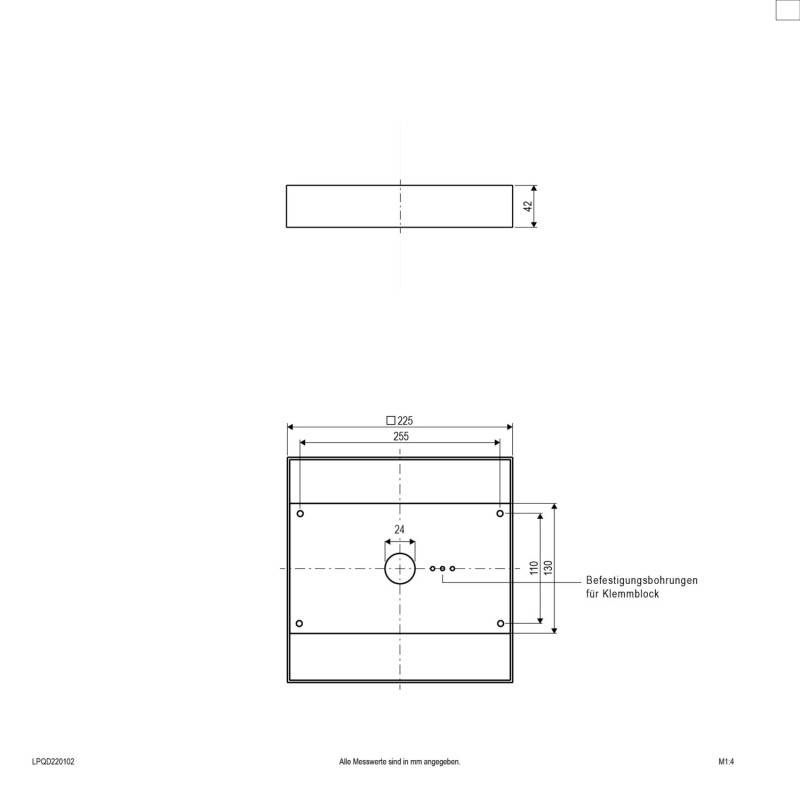 EVN Lichttechnik LED-Anbaupanel LPQD220102