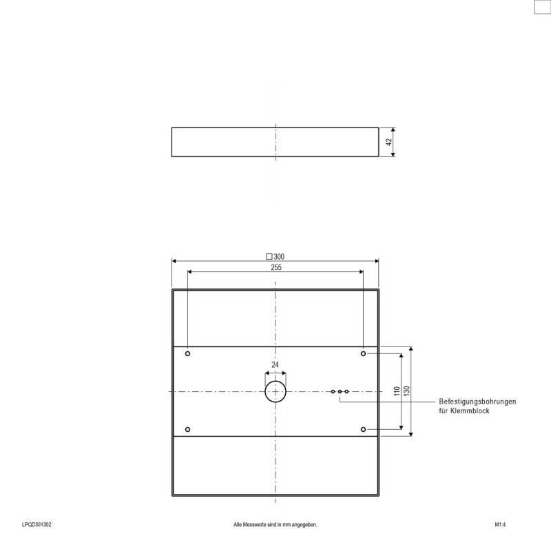 EVN Lichttechnik LED-Anbaupanel LPQD301302
