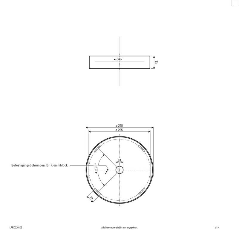 EVN Lichttechnik LED-Anbaupanel LPRD220102