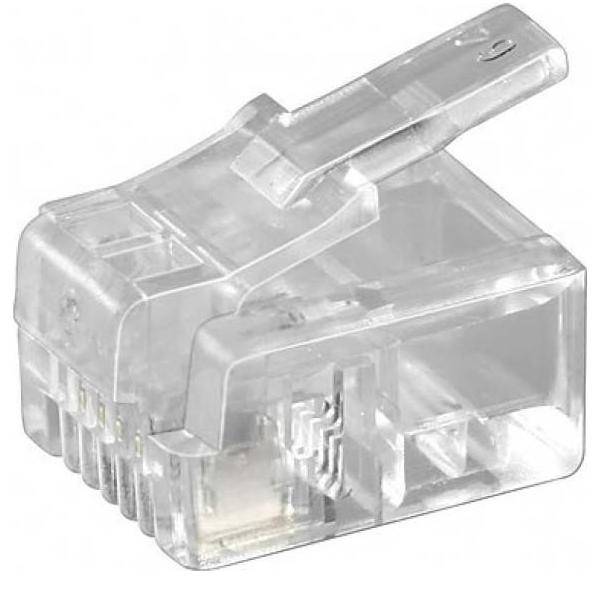 Goobay RJ11-Stecker Rundkabel 58625