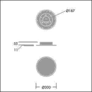 Thorn LED-Einbauleuchte OMEGAC LED #96631489