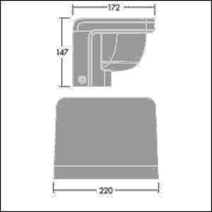 Thorn LED-Wandstrahler RAA L 1L50 #96631792
