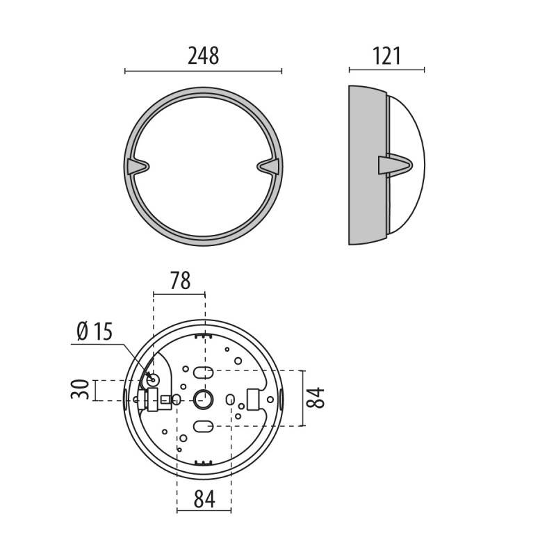 Spittler LED-Wand-/Deckenleuchte 3100163