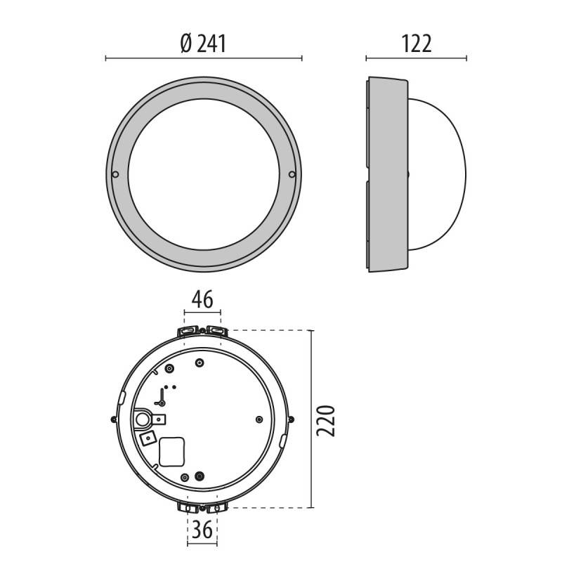 Spittler LED-Wand-/Deckenleuchte 3100210