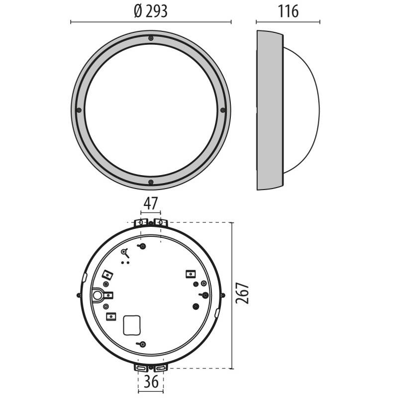 Spittler LED-Wand-/Deckenleuchte 3100232