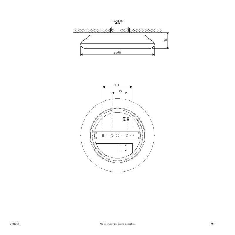 EVN Lichttechnik LED-Anbauleuchte IP54 L25120125