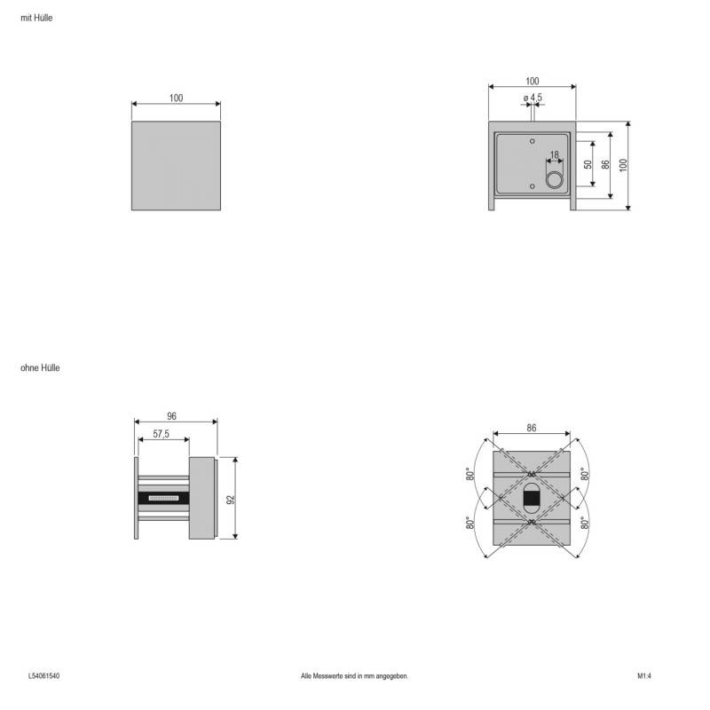 EVN Lichttechnik LED-Anbauleuchte IP54 L54061540