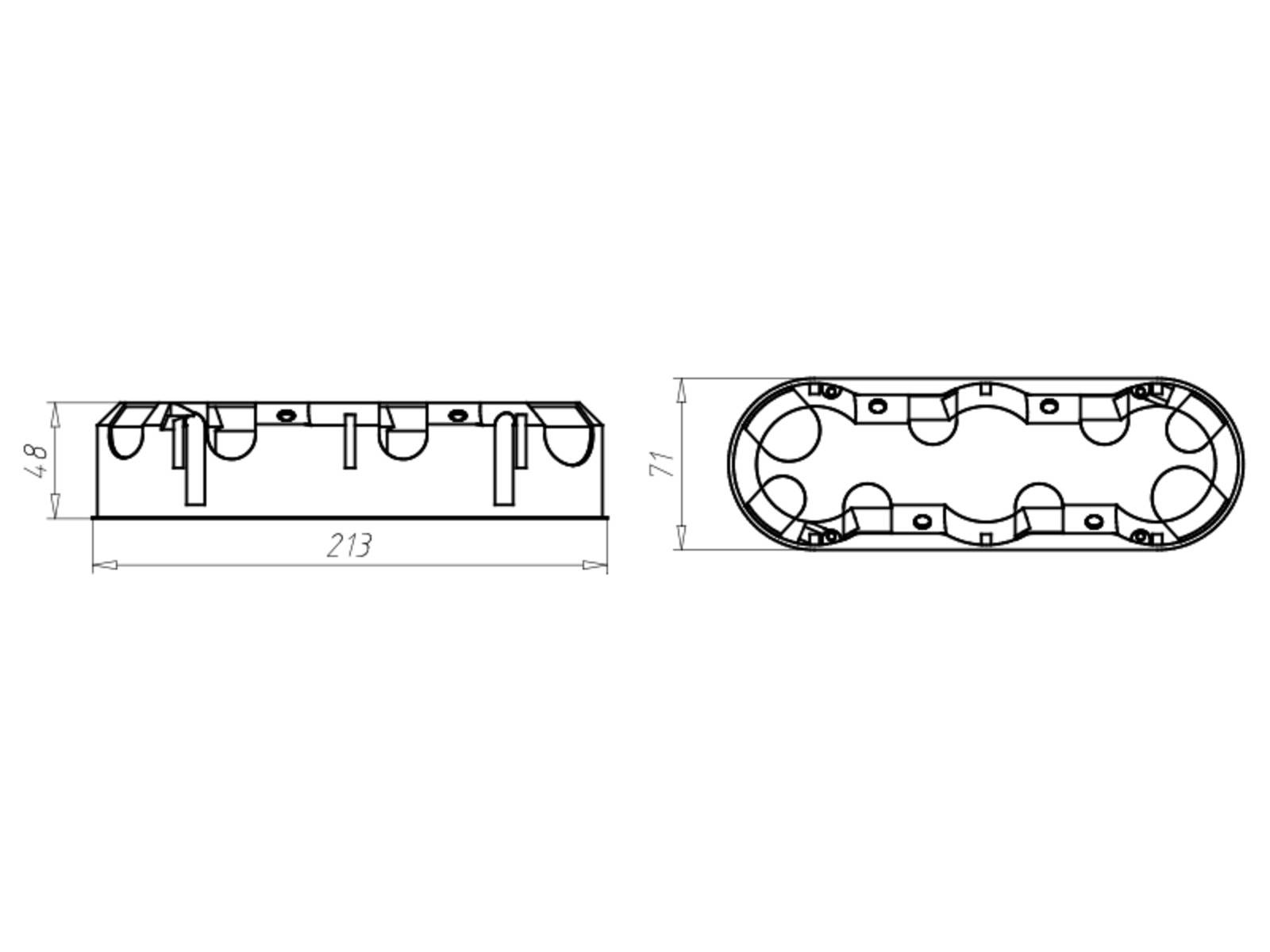 Kaiser Hohlwand Verbindungsdose 9253-22