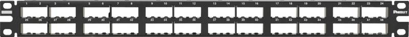 10 Stück Panduit Patchpanel 48 Port CPP48HDEWBL