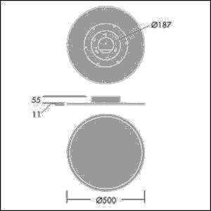 Thorn LED-Ein-u.Anbauleuchte OMEGA C #96627780