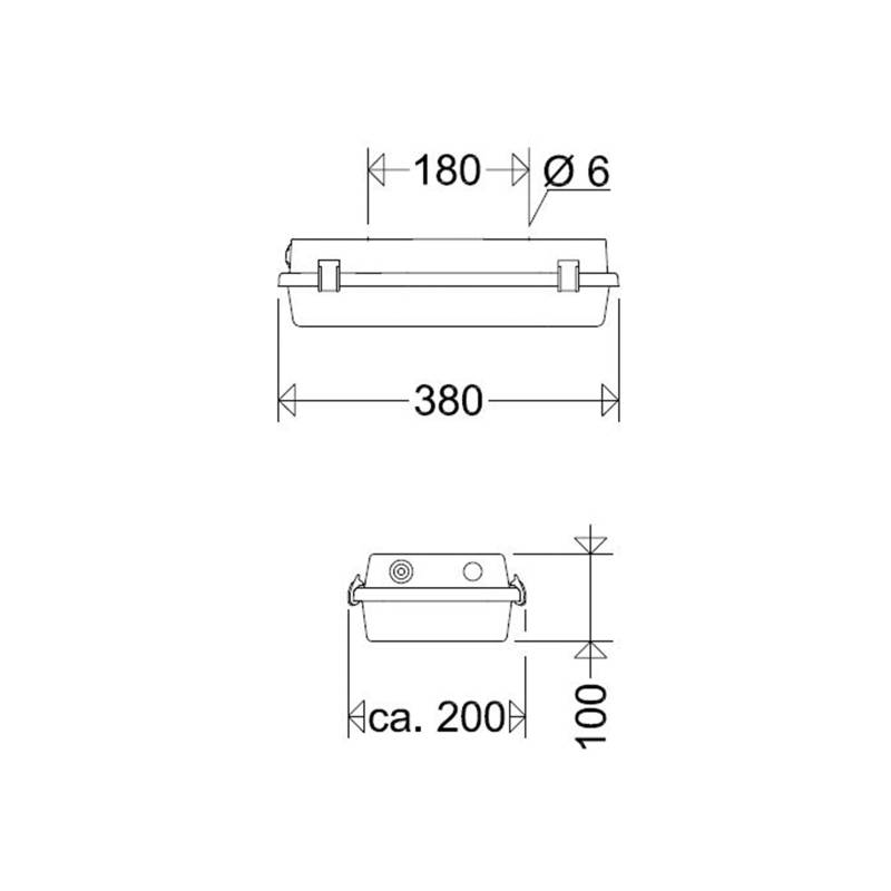 Schuch Licht LED-Notleuchte 164KL L02/3 W MA