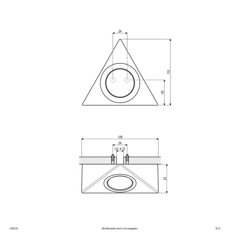 EVN Lichttechnik LED Unterbauleuchte L093120