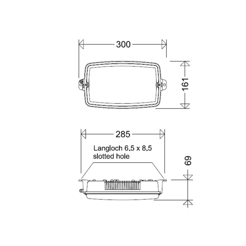 Schuch Licht LED-Notleuchte 3611 L02/3 W MA