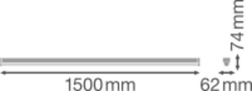 Ledvance LED-Lichtleiste LN UO 1500 60W/3000K