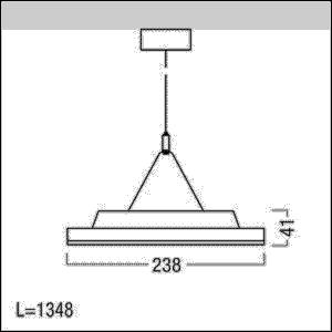Zumtobel Group LED-Pendelleuchte MIREL-L DI #42183049