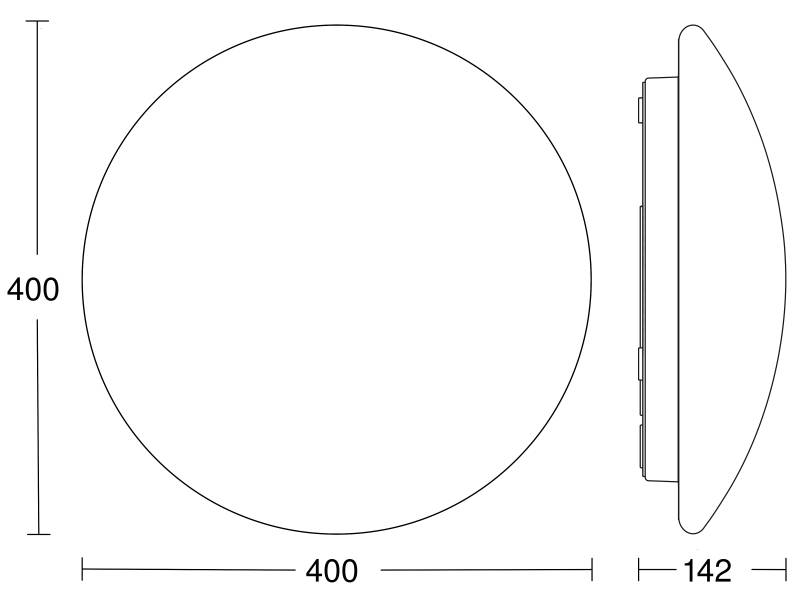 Steinel LED-Innenleuchte o. Sensor RS PRO P3 WS 4000K