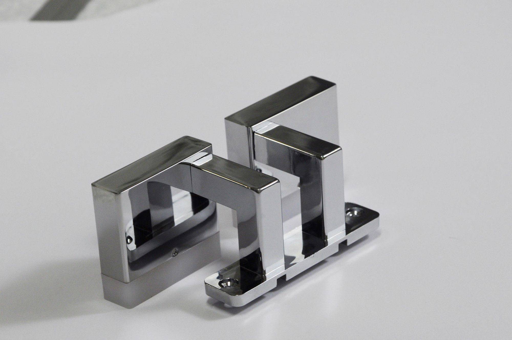 kalb | LED Badleuchte Badlampe Spiegelleuchte Schranklampe Aufbaulampe, verchromt, 1- oder 2-flammig, 4000K Neutralweiß, inkl. Netzteil