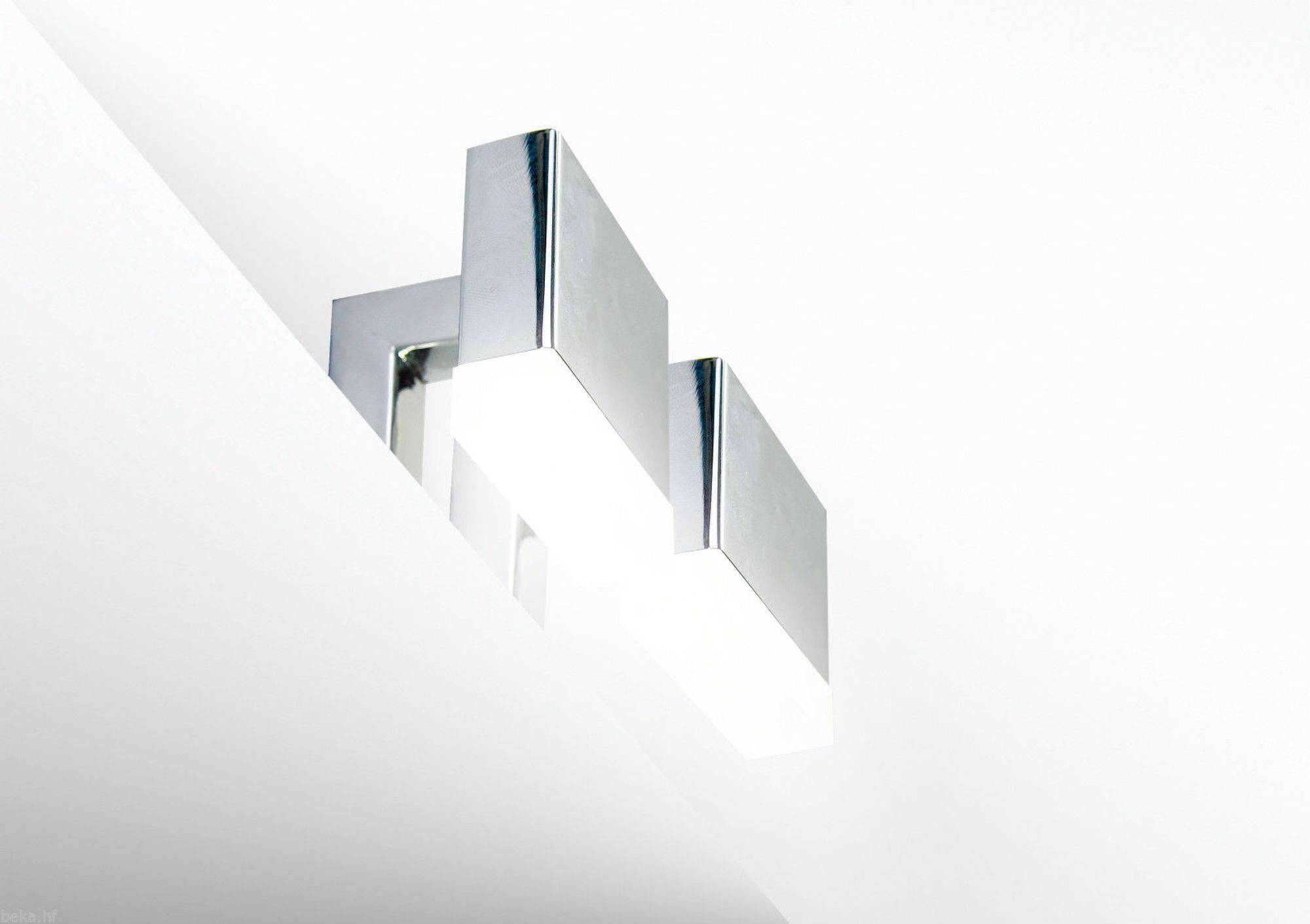 kalb | LED Badleuchte Badlampe Spiegelleuchte Schranklampe Aufbaulampe, verchromt, 1- oder 2-flammig, 4000K Neutralweiß, inkl. Netzteil