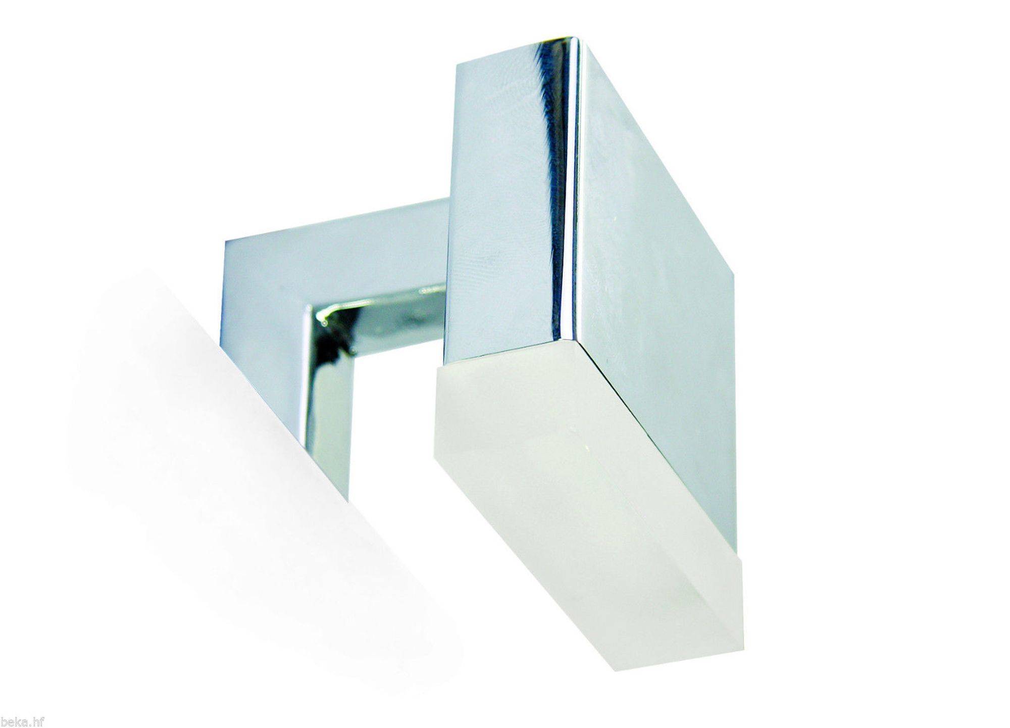 kalb | LED Badleuchte Badlampe Spiegelleuchte Schranklampe Aufbaulampe, verchromt, 1- oder 2-flammig, 4000K Neutralweiß, inkl. Netzteil