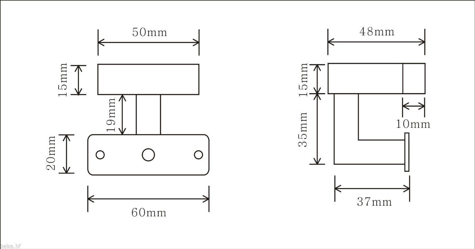 kalb | LED Badleuchte Badlampe Spiegelleuchte Schranklampe Aufbaulampe, verchromt, 1- oder 2-flammig, 4000K Neutralweiß, inkl. Netzteil