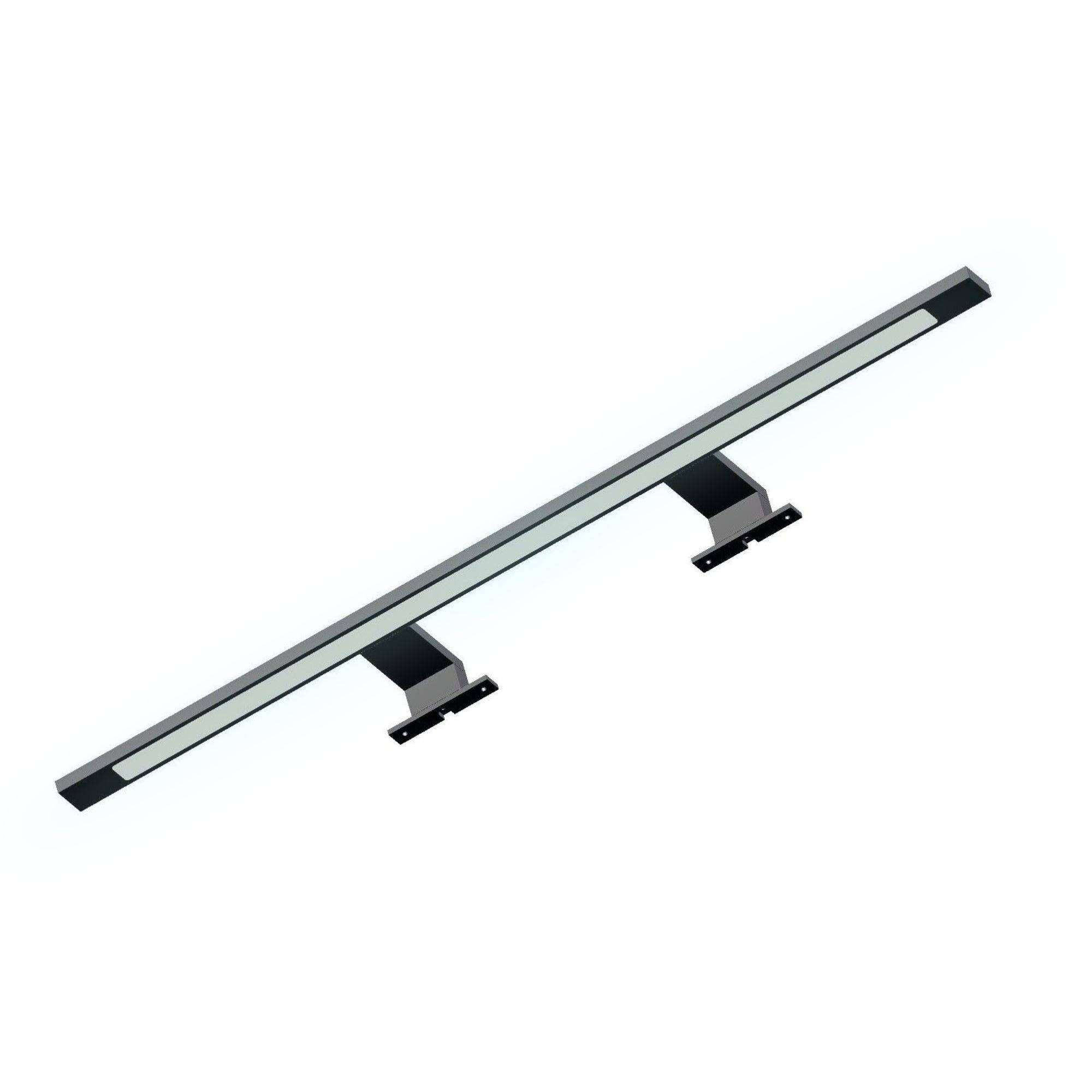 kalb | LED Badleuchte schwarz 740mm Spiegellampe Spiegelleuchte Aufbauleuchte