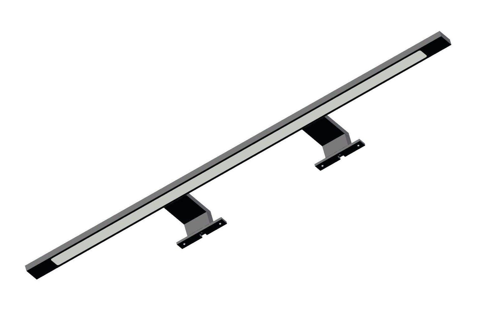 kalb | LED Badleuchte schwarz 740mm Spiegellampe Spiegelleuchte Aufbauleuchte