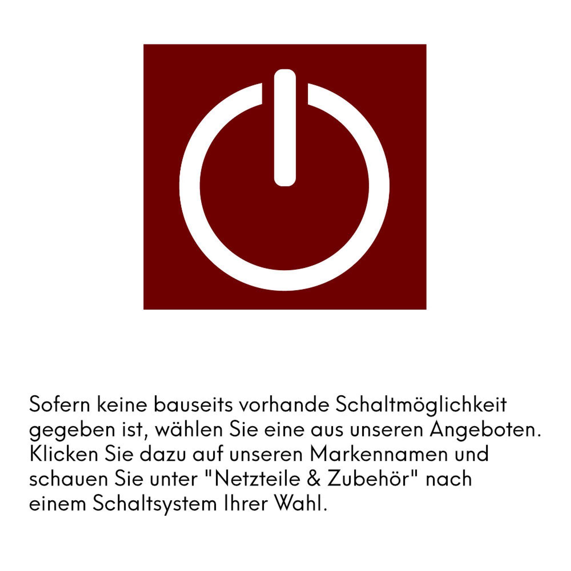 kalb | Runde LED Aufbauleuchten Schrankbeleuchtung 1-6er SET inkl. Netzteil mit/ohne Fußschalter