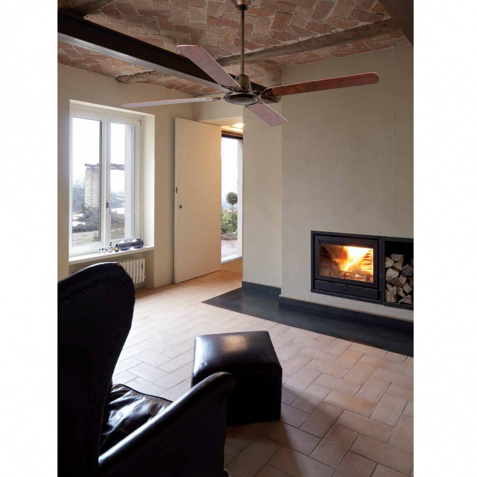 Deckenventilator Malvinas 140 cm mit Wandschalter