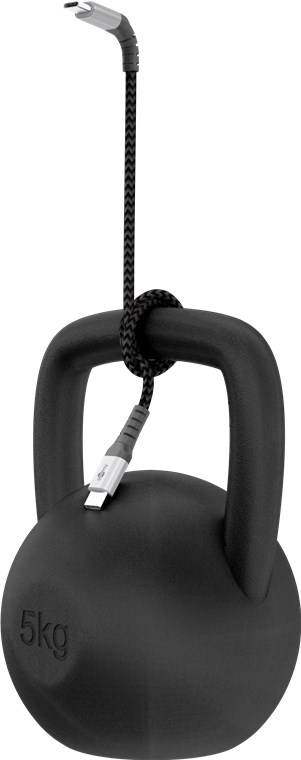 Micro-USB auf USB-A Textilkabel mit Metallsteckern, extra-robustes Verbindungskabel für Geräte mit Micro-USB Anschluss,