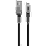 Micro-USB auf USB-A Textilkabel mit Metallsteckern, extra-robustes Verbindungskabel für Geräte mit Micro-USB Anschluss,