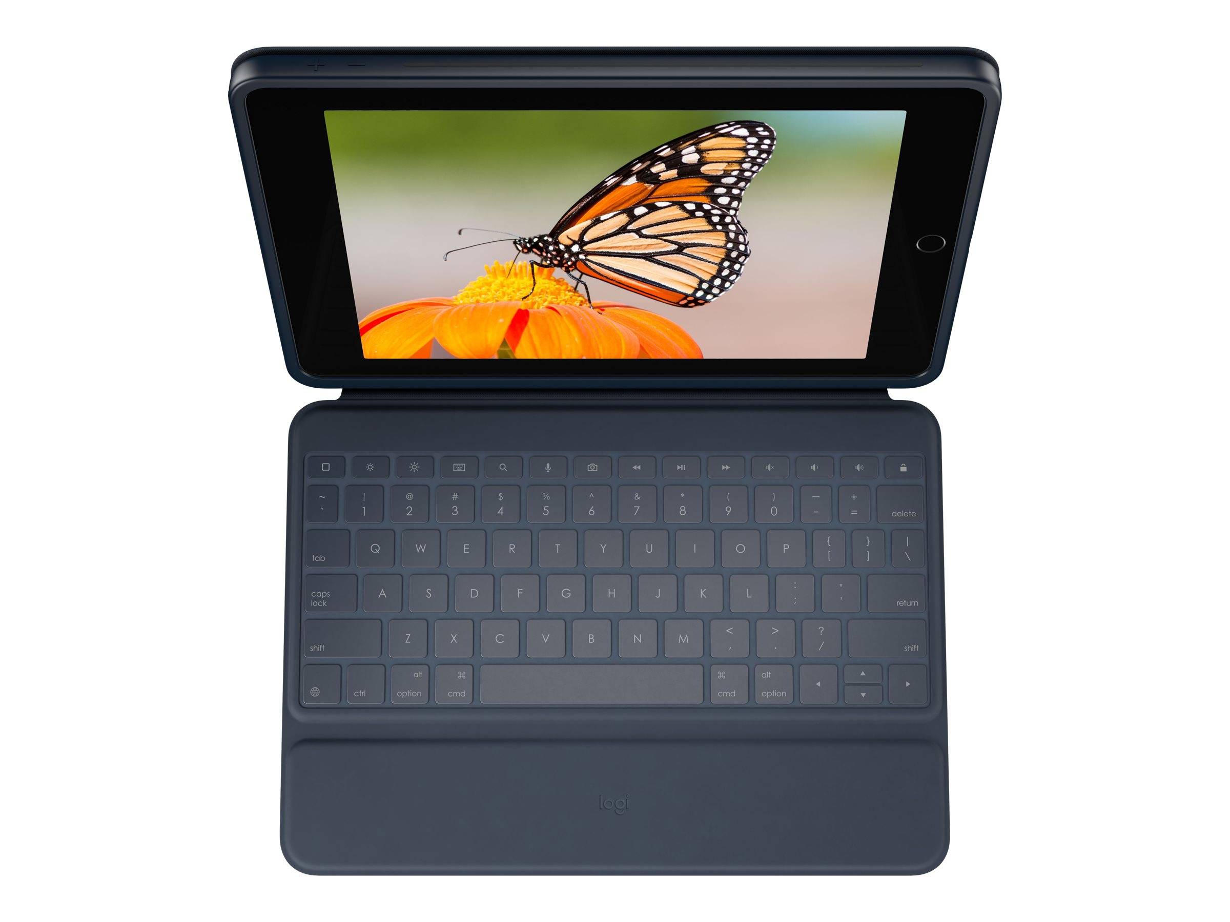Logitech Rugged Combo 3 For Education - Tastatur und Foliohülle - Apple Smart connector - K-12 Ausbildung - für Apple 10.2-inch iPad (7. Generation