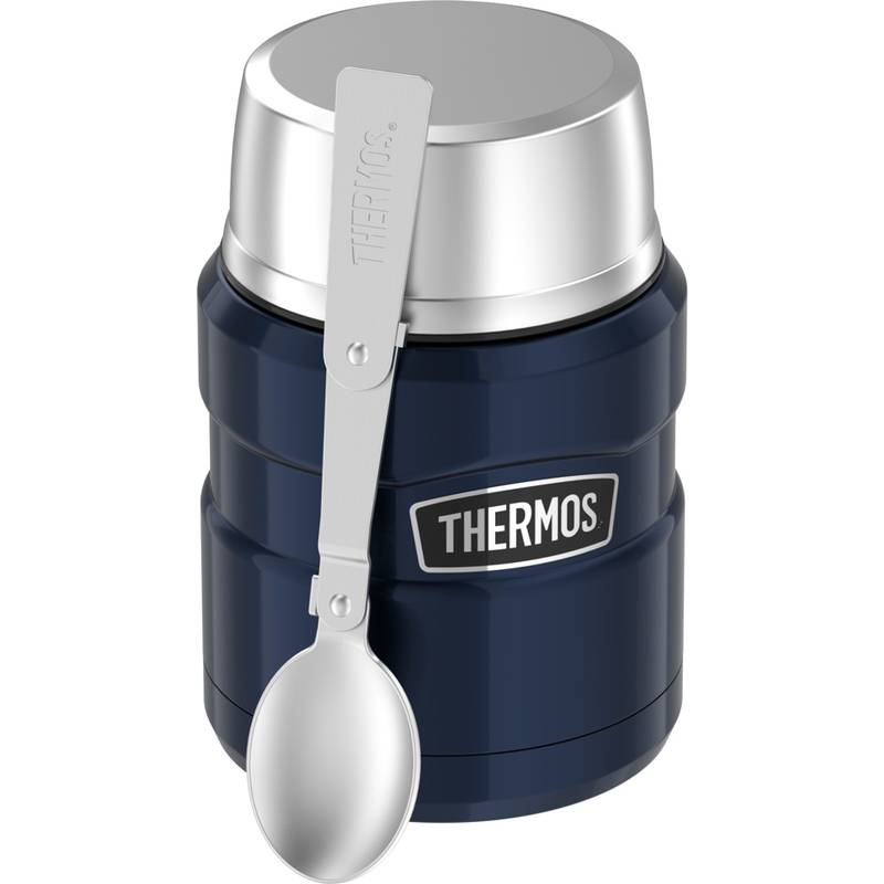 THERMOS Speisegefäß STAINLESS KING, 0,47 Liter, dunkelblau