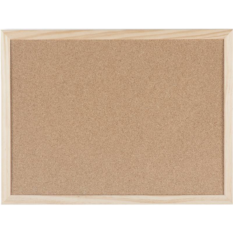 Bi-Office Korktafel mit Holzrahmen, 400 x 300 mm