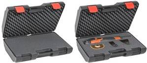 allit Universalkoffer DinoPlus Tool >F< 41, schwarz/rot aus schlagfestem Polypropylen (PP), mit Schaumstoffeinlage,