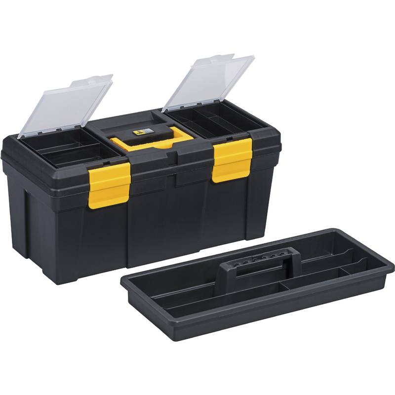 allit Werkzeugkoffer McPlus Promo 20, PP, schwarz/blau