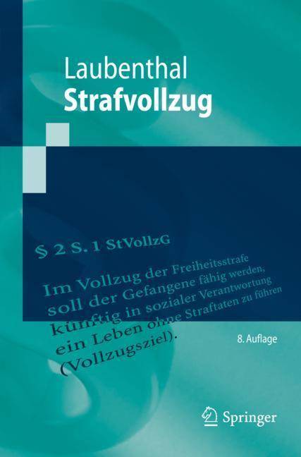 Strafvollzug Springer-Lehrbuch
