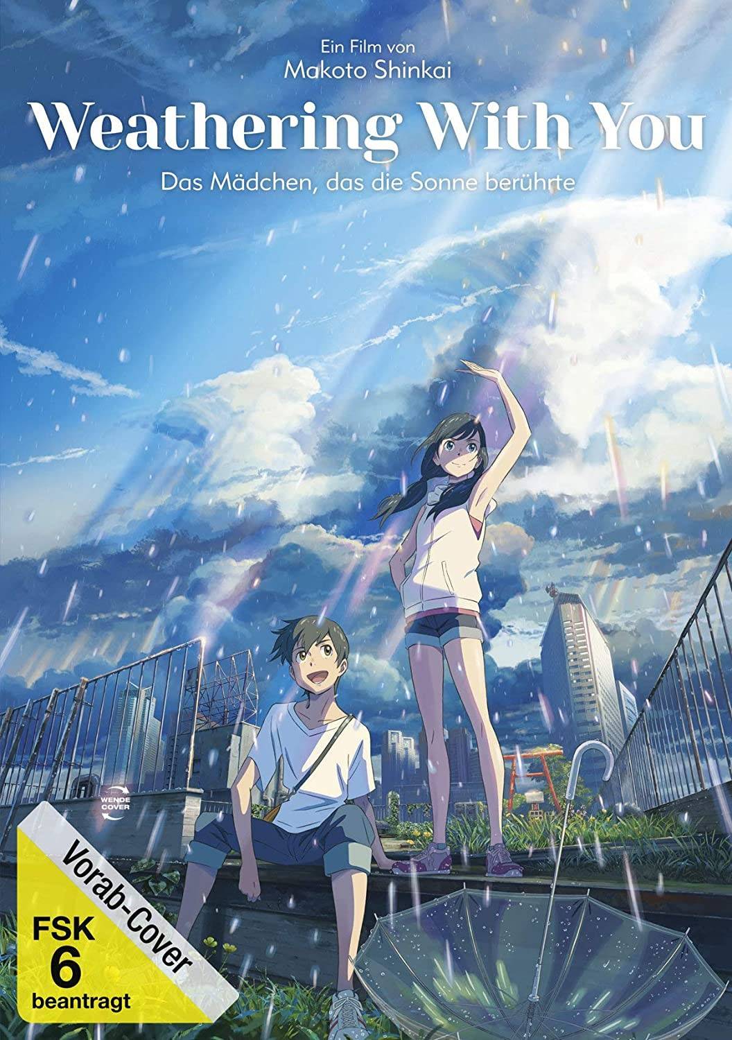 Weathering With You - Das Mädchen, das die Sonne berührte Das Mädchen, das die Sonne berührte, Regie: Makoto Shinkai, J 2020, FSK ab 6, DVD-Video